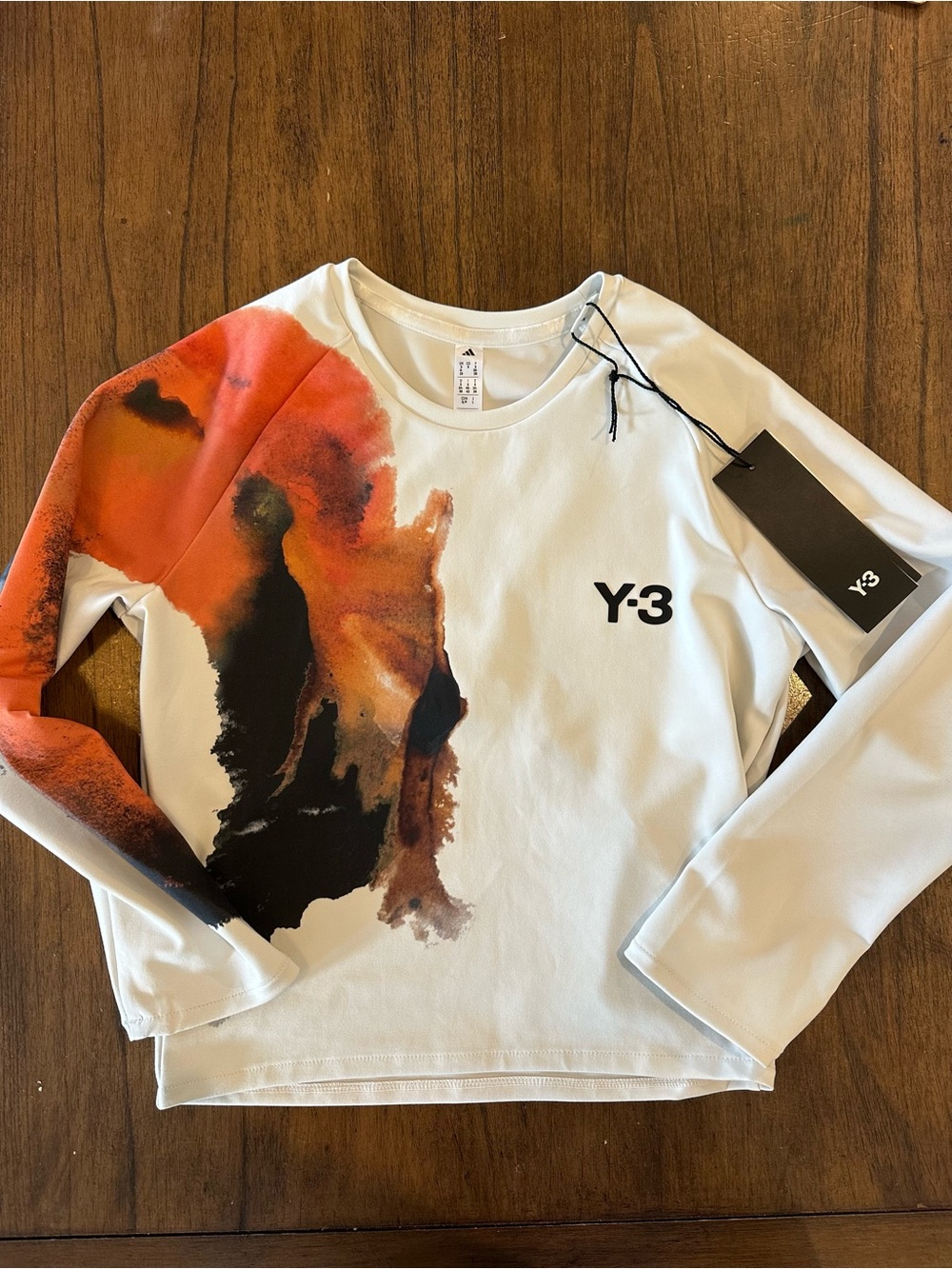 Y-3 Yohji Yamamoto Climacool Long Sleeve Top NWT Small